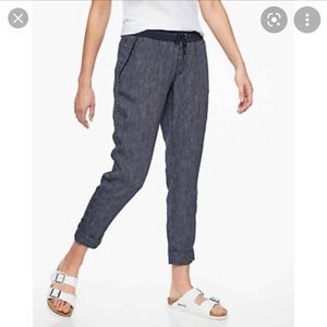 Athleta Stripe Bali Ankle Length Pants